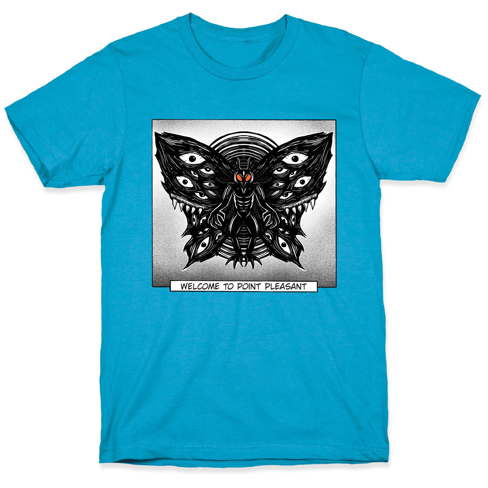 Welcome To Point Pleasant Mothman Manga Unisex Triblend Tee